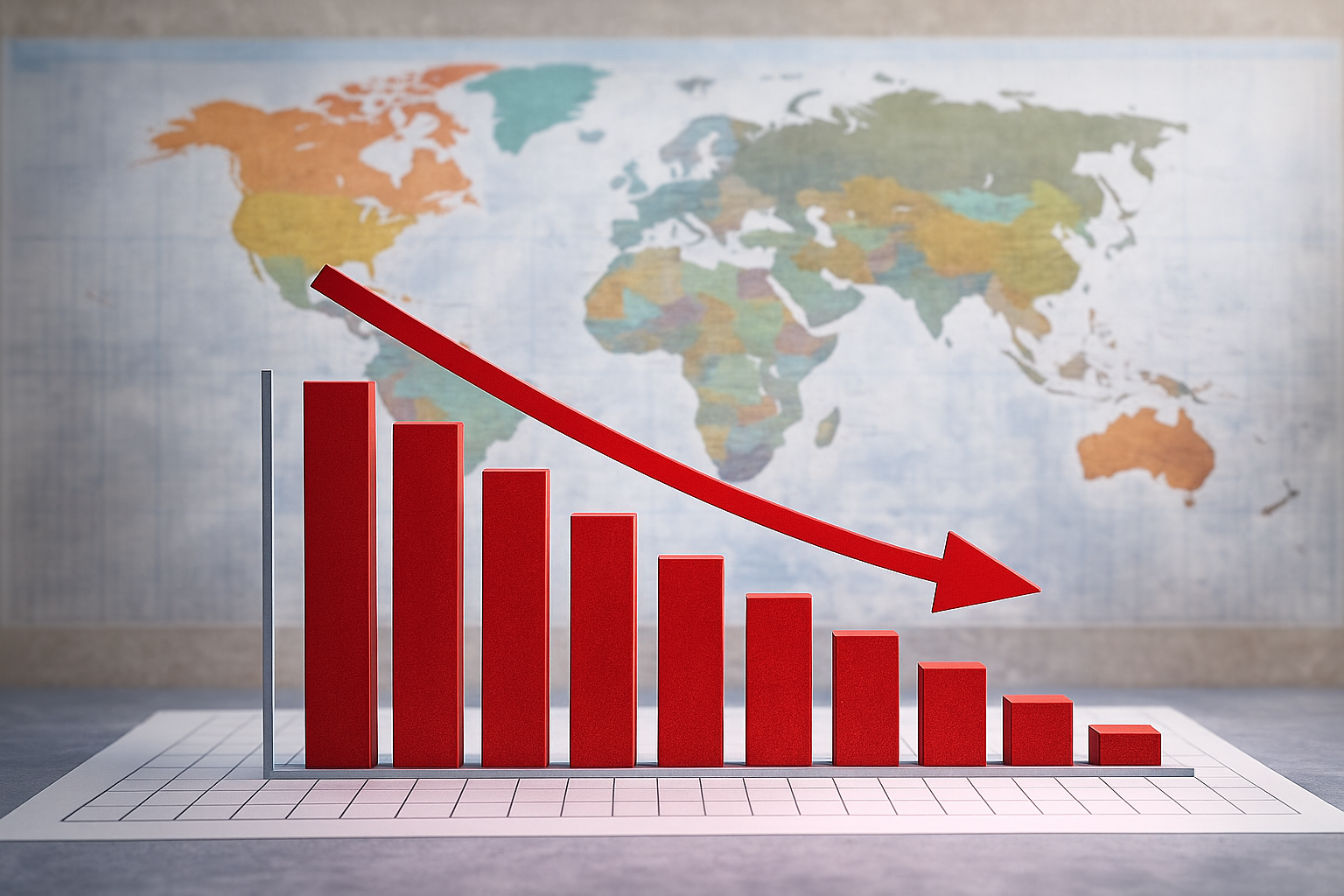 Crescimento Global 2025 em Xeque